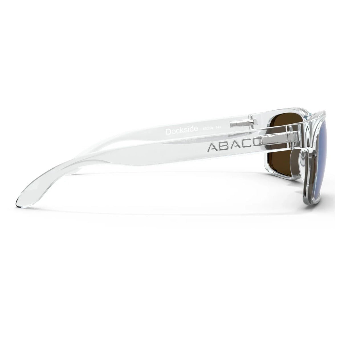 Abaco Dockside Sunglasses in Crystal Grey/Caribbean Blue Mirror - BoardCo