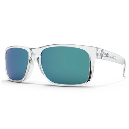 Abaco Dockside Sunglasses in Crystal Grey/Caribbean Blue Mirror - BoardCo