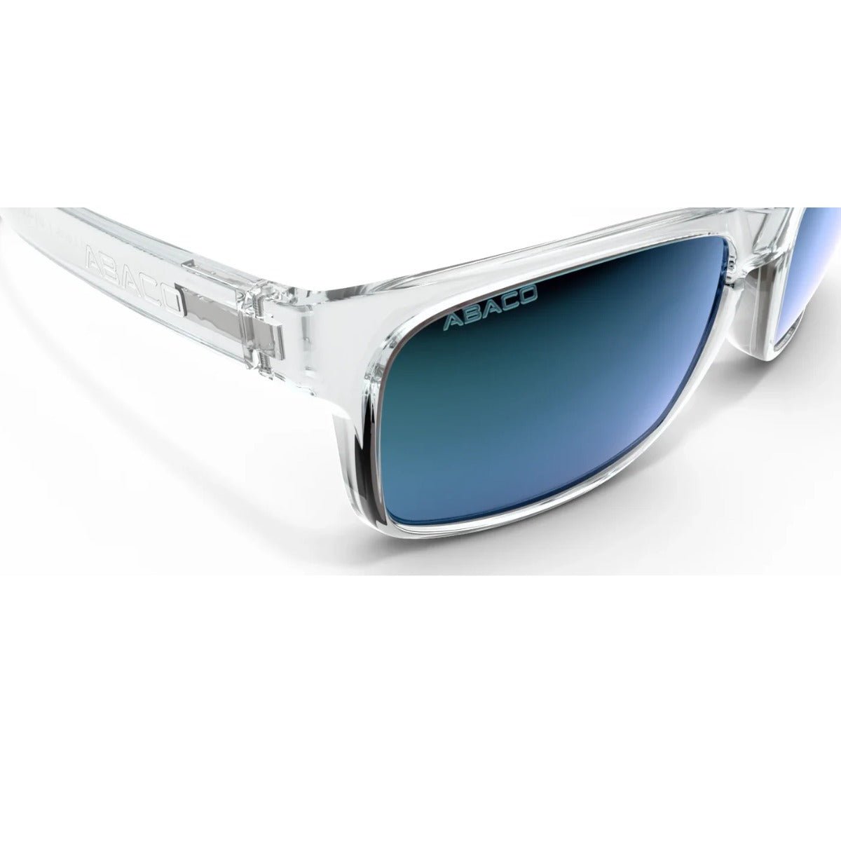 Abaco Dockside Sunglasses in Crystal Grey/Caribbean Blue Mirror - BoardCo