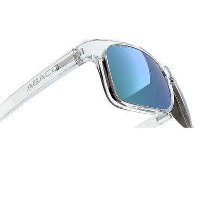 Abaco Dockside Sunglasses in Crystal Grey/Caribbean Blue Mirror - BoardCo