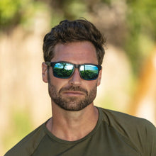 Abaco Dockside Sunglasses in Matte Black/Caribbean Blue - BoardCo