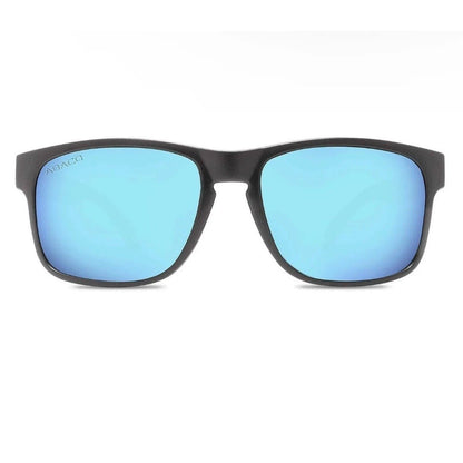 Abaco Dockside Sunglasses in Matte Black/Caribbean Blue - BoardCo