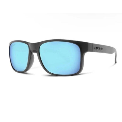 Abaco Dockside Sunglasses in Matte Black/Caribbean Blue - BoardCo