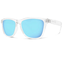 Abaco Kai Junior Sunglasses in Crystal Clear/Caribbean Blue Mirror - BoardCo