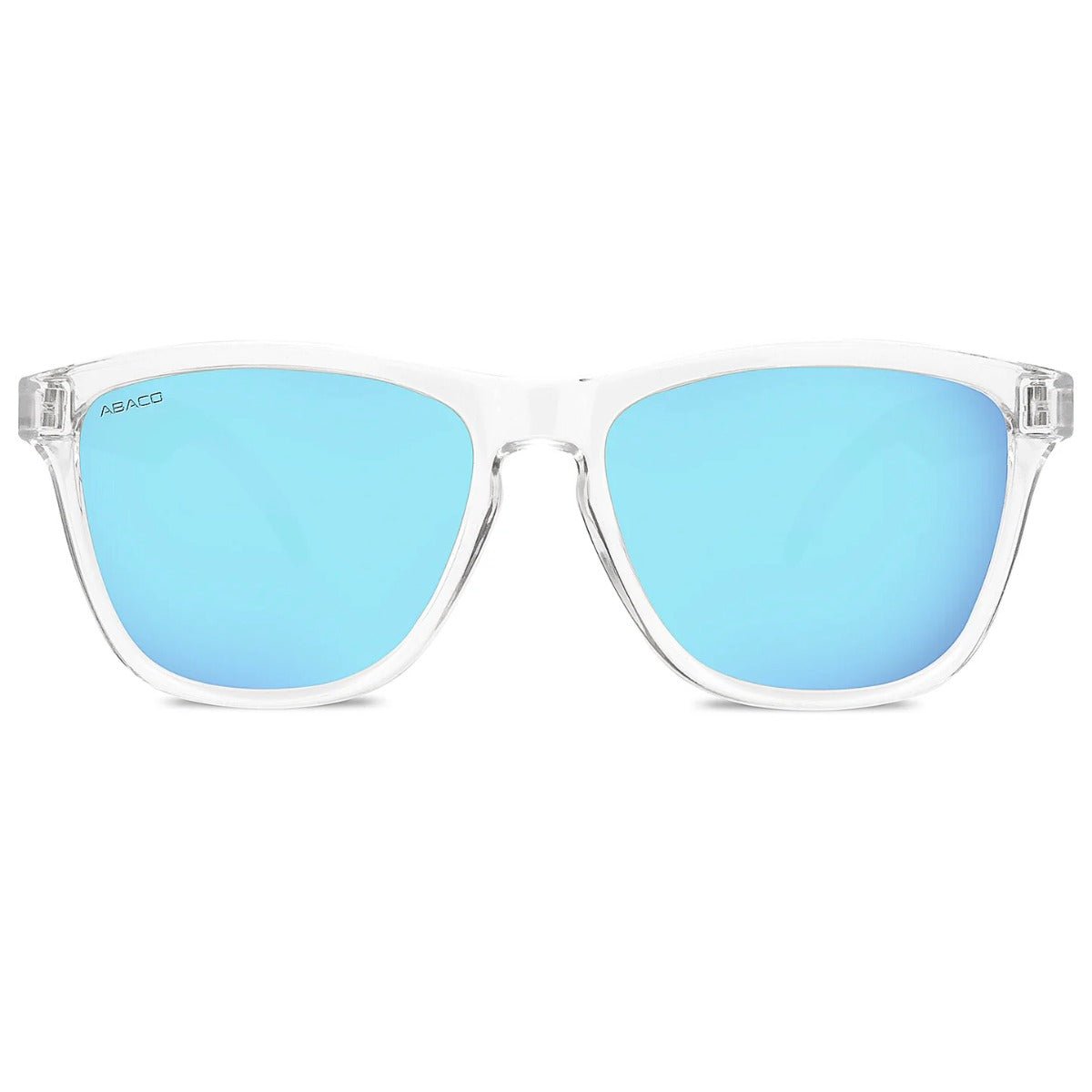 Abaco Kai Junior Sunglasses in Crystal Clear/Caribbean Blue Mirror - BoardCo