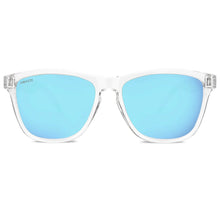 Abaco Kai Junior Sunglasses in Crystal Clear/Caribbean Blue Mirror - BoardCo