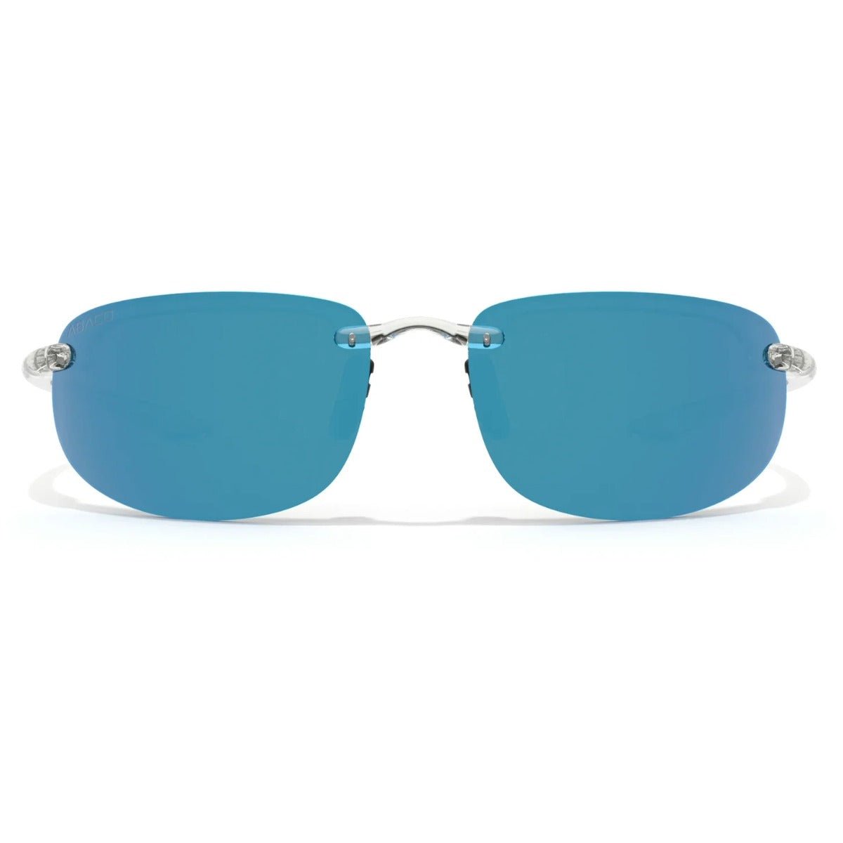Abaco Outrigger Sunglasses in Crystal Clear/Caribbean Blue - BoardCo