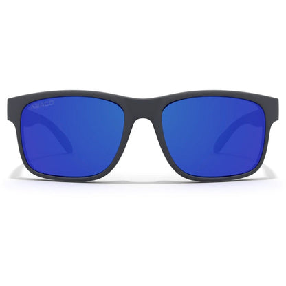 Abaco Seaport H2O+ Sunglasses in Matte Black/Deep Blue - BoardCo