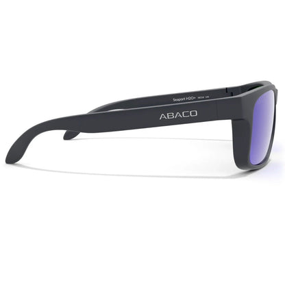 Abaco Seaport H2O+ Sunglasses in Matte Black/Deep Blue - BoardCo