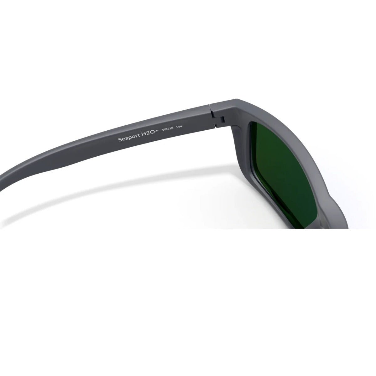 Abaco Seaport H2O+ Sunglasses in Matte Black/Deep Blue - BoardCo
