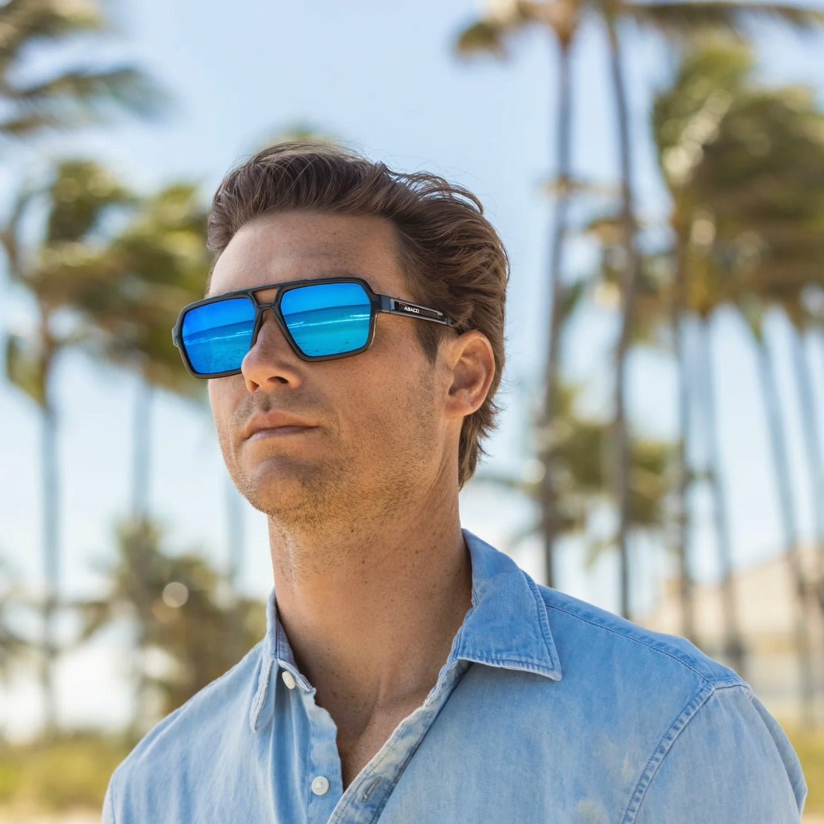 Abaco Verano Sunglasses in Black/Deep Blue - BoardCo
