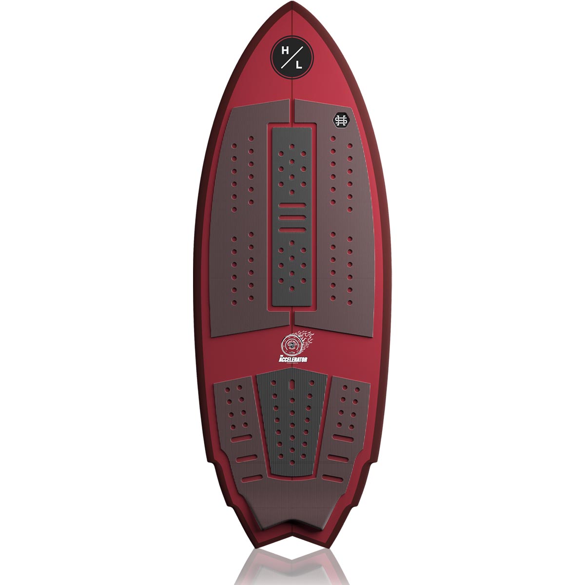 サーフィン・ボディボード Hyperlite Accelerator 4.8 Hyperlite Accelerator Wakesurf Board – Twin Fin Surf Power