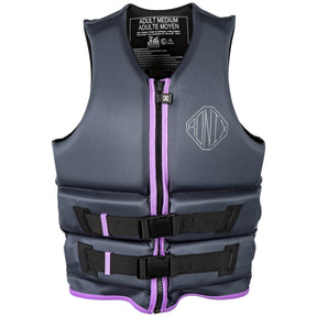 Ronix Avalon Women's Yes CGA Life Jacket in Ash / Violet