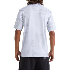 Billabong Arch Mesh Loose Fit UPF 50+ Short Sleeve Surf Tee in White Camo - BoardCo