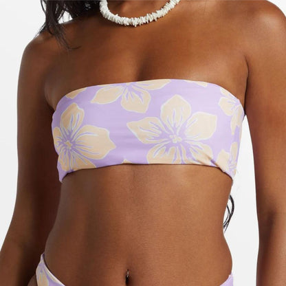 Billabong Catch The Sun Reversible Tube Bikini Top in Multi - BoardCo