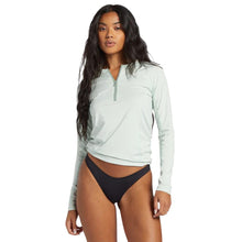 Billabong Core 1/2 Zip Rashguard in Sweet Mint - BoardCo