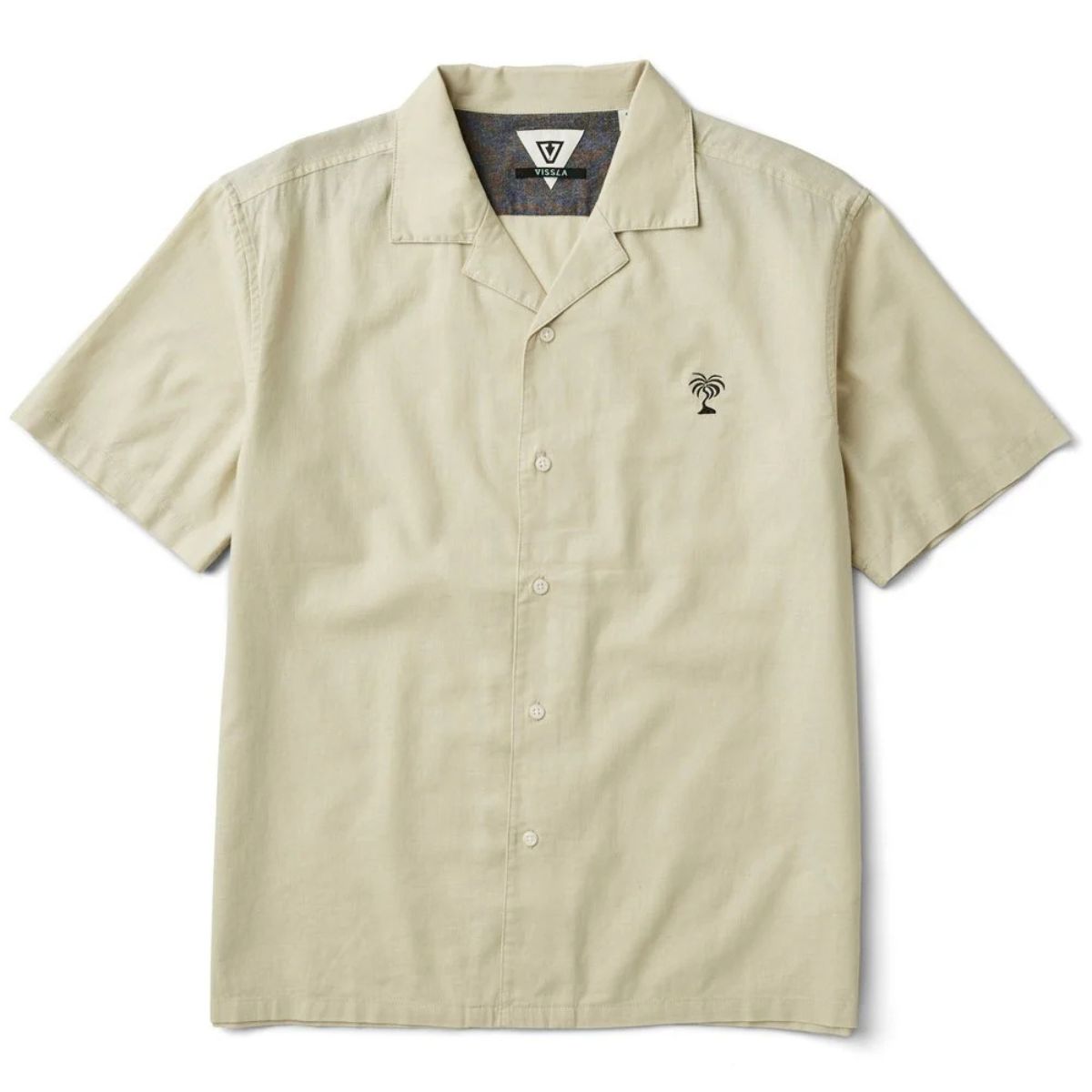 Vissla Lay Day Eco Short Sleeve Shirt in Dune