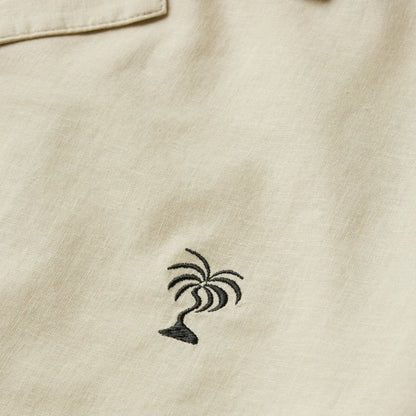 Vissla Lay Day Eco Short Sleeve Shirt in Dune