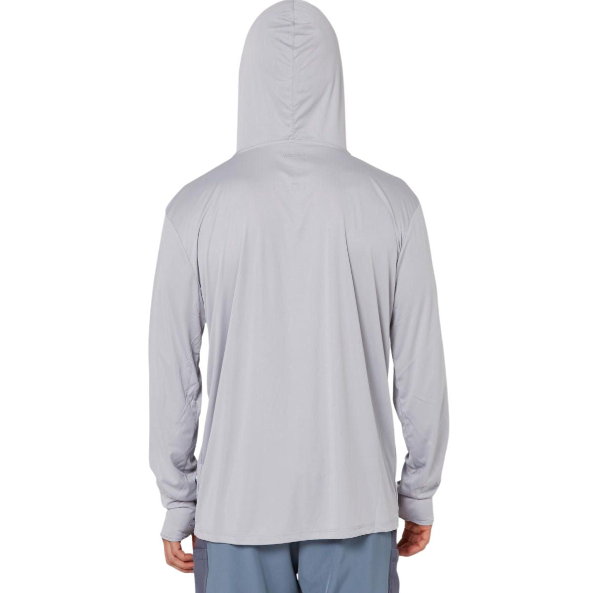 Follow Sun Hood Long Sleeve in Light Grey