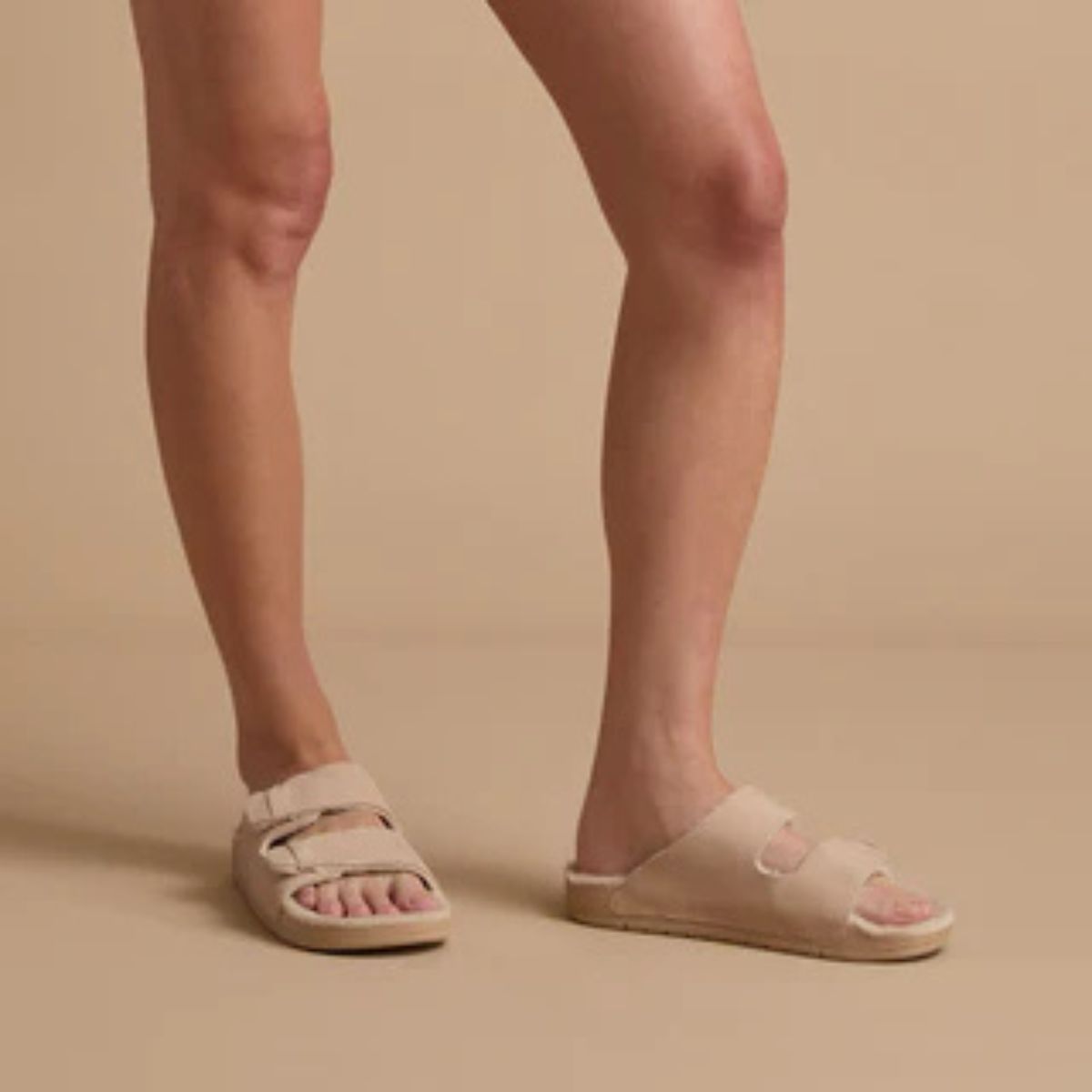 Reef Ojai Two Bar Cozy Women's Sandal in Tan