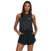 RVCA Womens VA Essential Yogger 12" Sport Shorts in Black