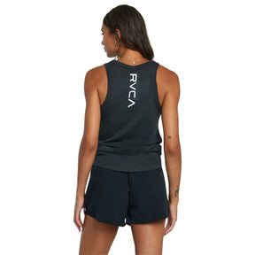RVCA Womens VA Essential Yogger 12" Sport Shorts in Black