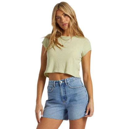 Billabong Daily Tee in Light Avocado - BoardCo
