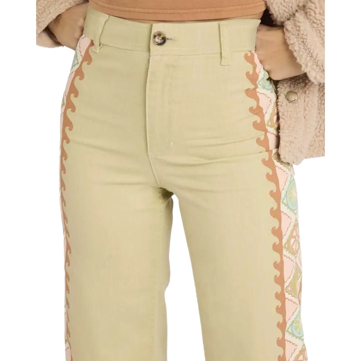 Billabong Free Fall Printed Twill Pants in Cactus - BoardCo