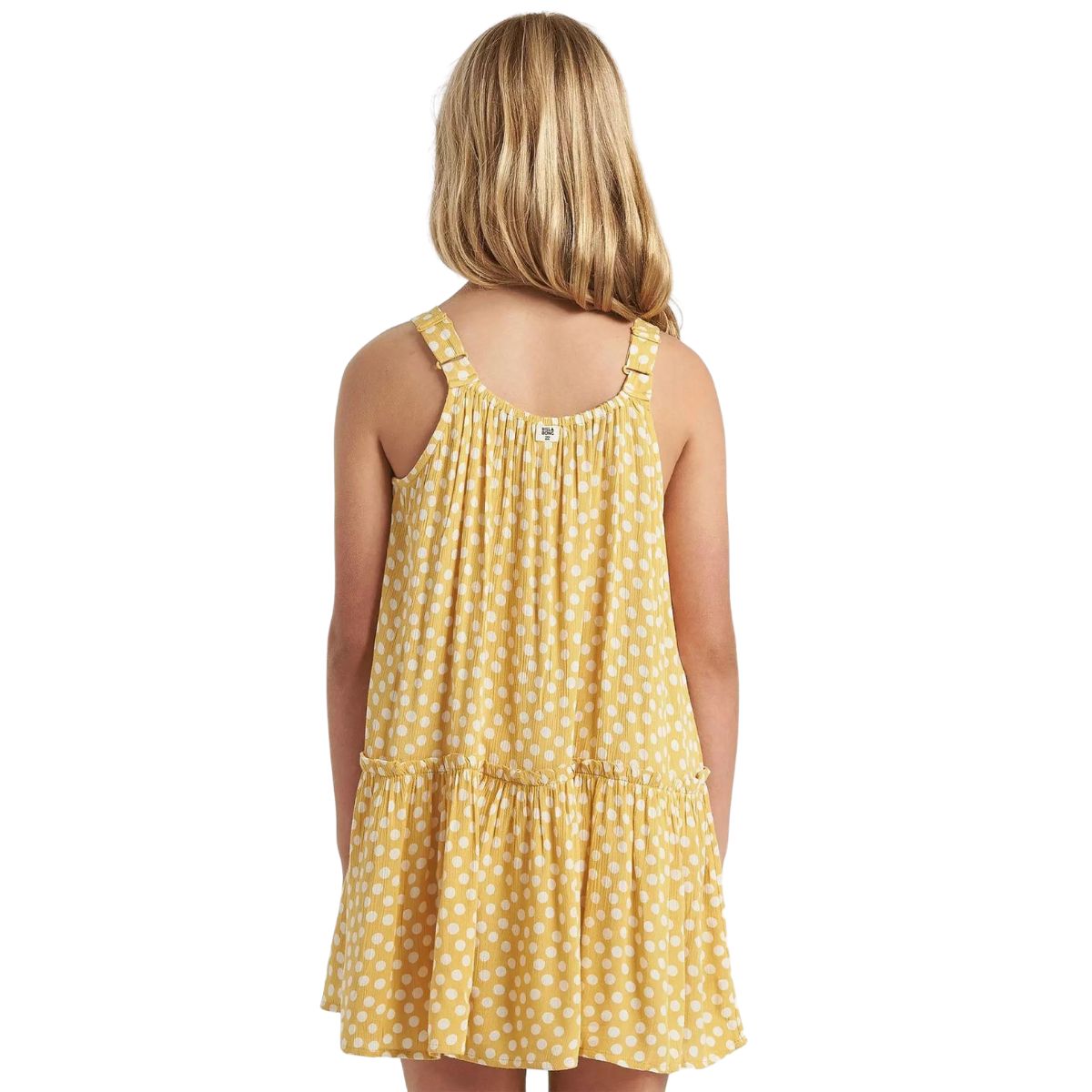 Billabong Girls Butterscotch Dress in Bright Gold