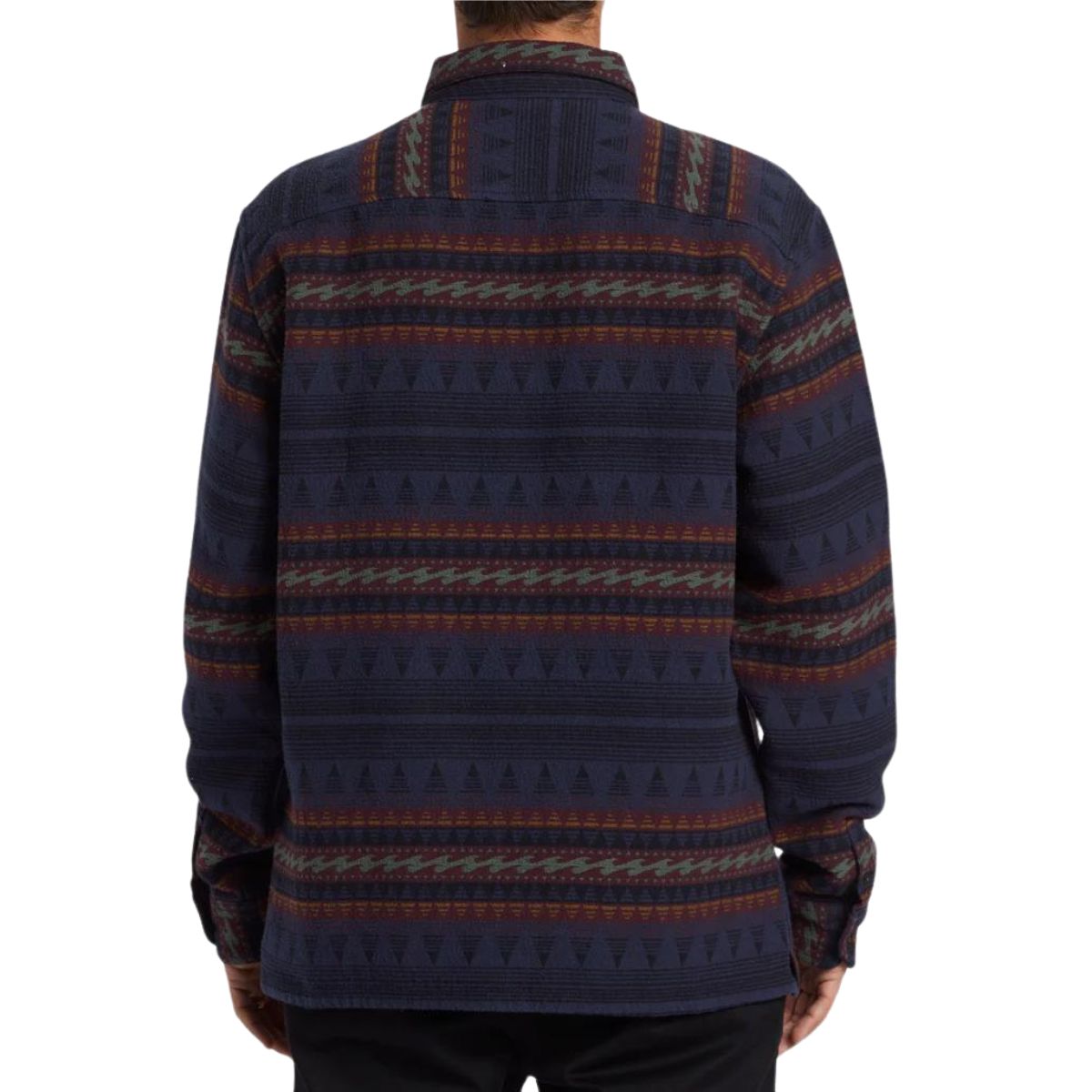 Billabong Offshore Jacquard Flannel Shirt in Dusty Navy - BoardCo