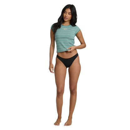 Billabong Oslo Short Sleeve Knit Top in Bay Blue - BoardCo