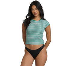 Billabong Oslo Short Sleeve Knit Top in Bay Blue - BoardCo
