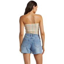 Billabong Riley Cut - Off Denim Shorts in Faded Indigo Fray - BoardCo
