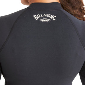 Billabong Salty Dayz Natural Long Sleeve Spring Suit in Hidden Palms Black - BoardCo