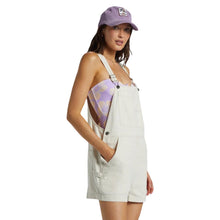 Billabong Sand Canyon Denim Overalls in White Cap - BoardCo