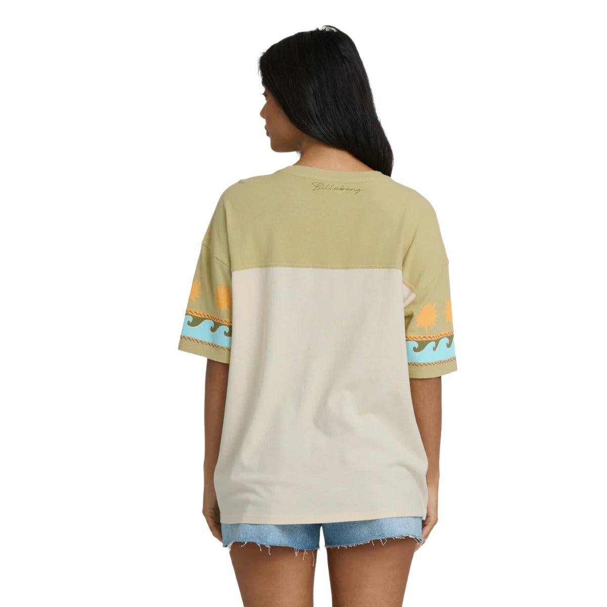 Billabong Split Palm Short Sleeve Tee in White Cap - BoardCo