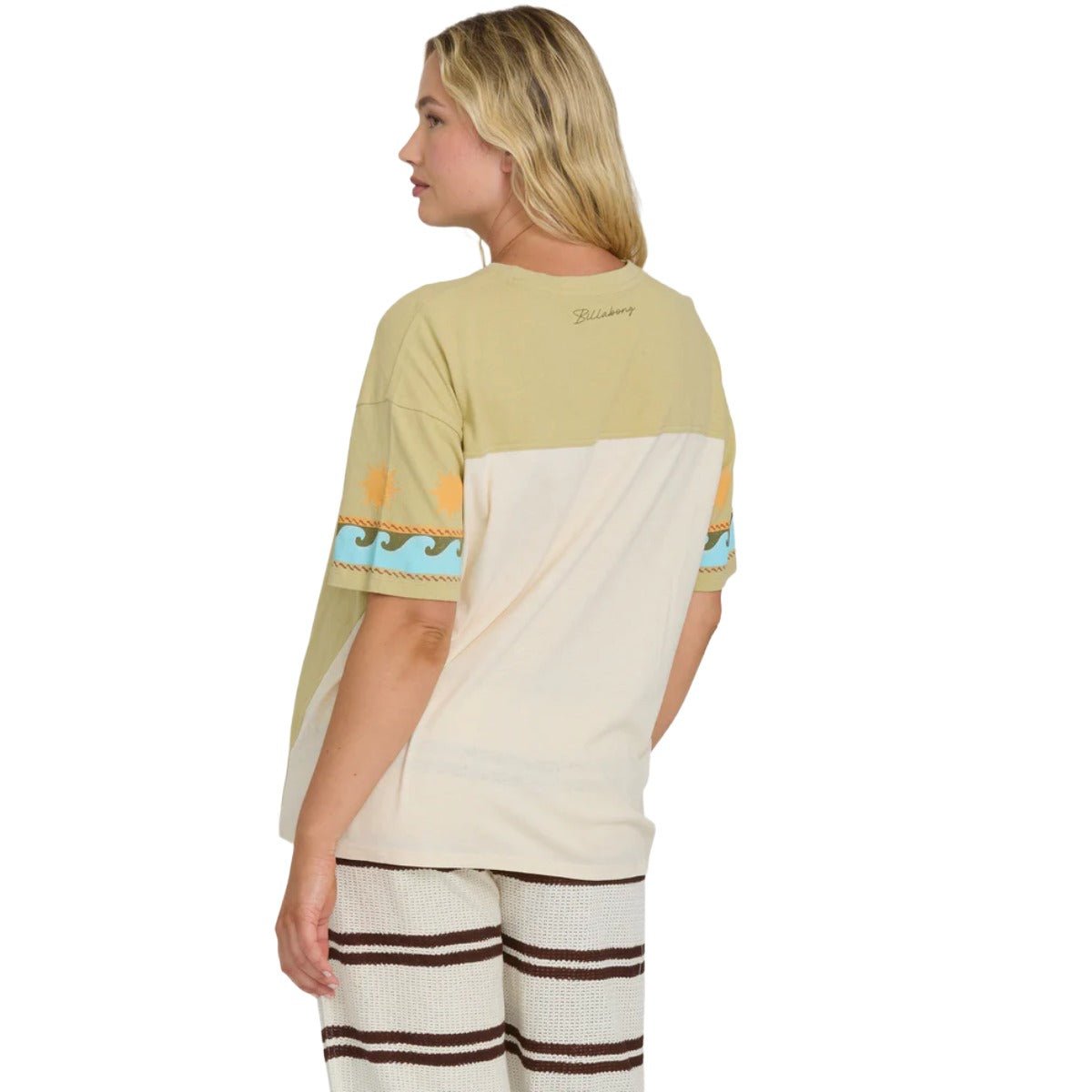 Billabong Split Palm Short Sleeve Tee in White Cap - BoardCo