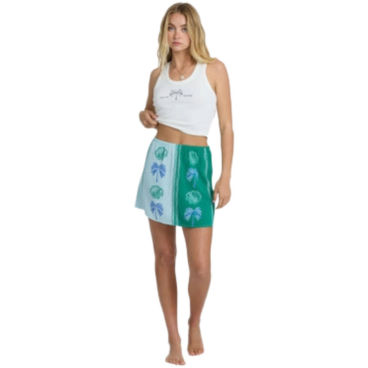 Billabong Vacay Dreams Skirt in Pool Blue - BoardCo
