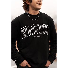 BoardCo Collegiate Crew in Black - BoardCo