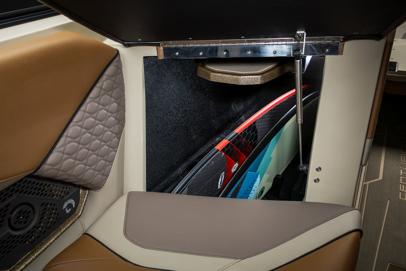 Purpose-built storage inside a Centurion RS
