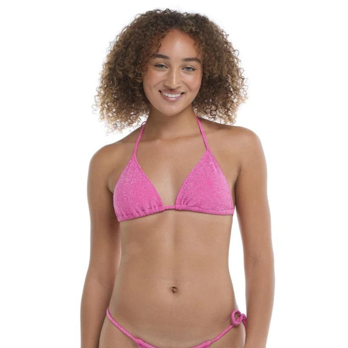 Body Glove Sparkle Kali Slider Bikini Top in Pink - BoardCo