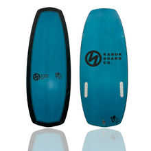 Kanuk Burnsy Pro Wakesurf Board in Ice Blue/Black