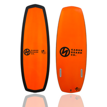 Kanuk Burnsy Pro Wakesurf Board in Orange/Black