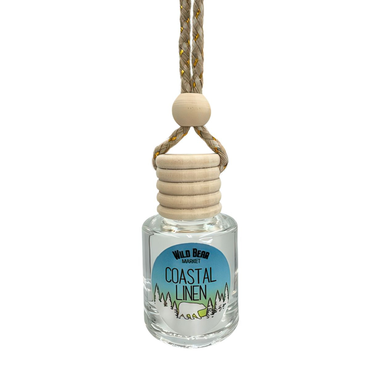 Wild Bear Market Car Freshener - Coastal Linen