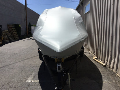 Centurion Avalanche With Evo2 tower and no bimini Double Up Storage Cover - BoardCo
