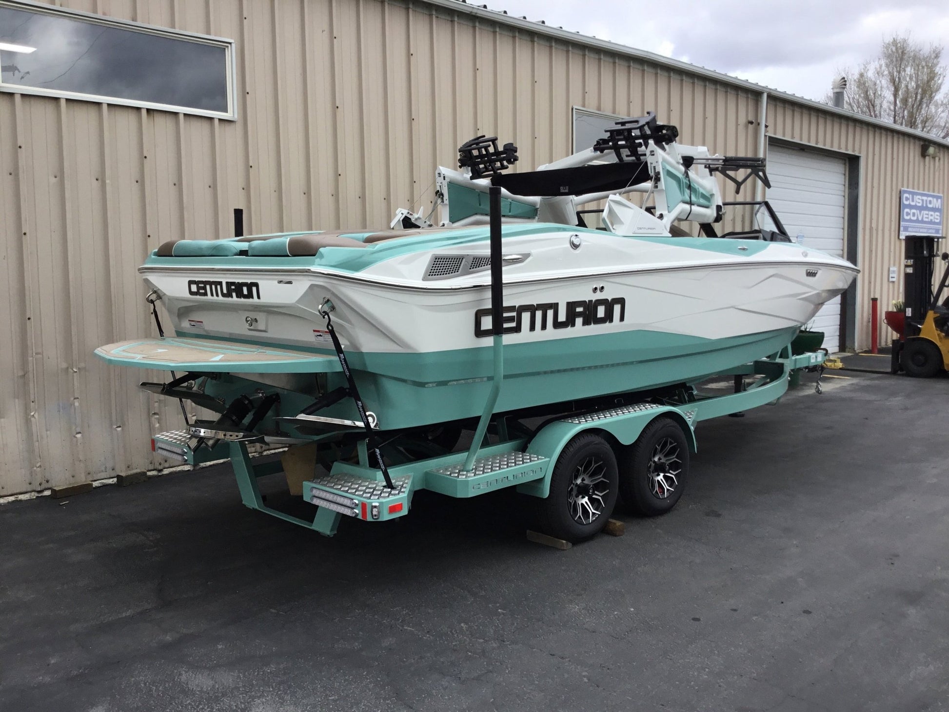 Centurion NV233 DropZone W/Folding Canopy Top Tower Down Ratchet Cover - BoardCo