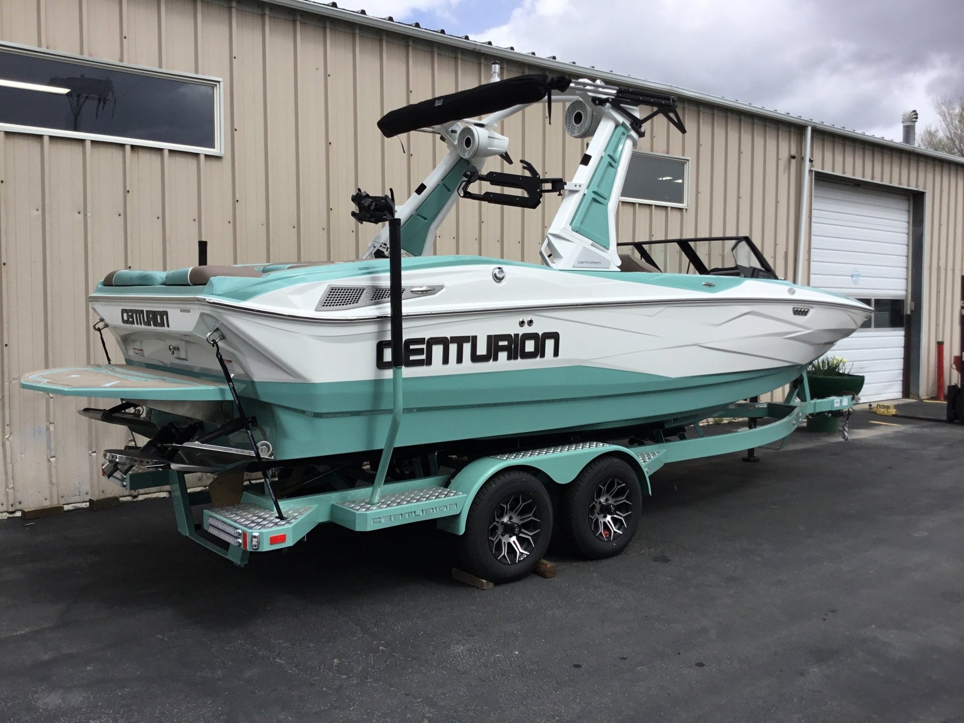 Centurion NV233 DropZone W/Folding Canopy Top Tower Down Ratchet Cover - BoardCo