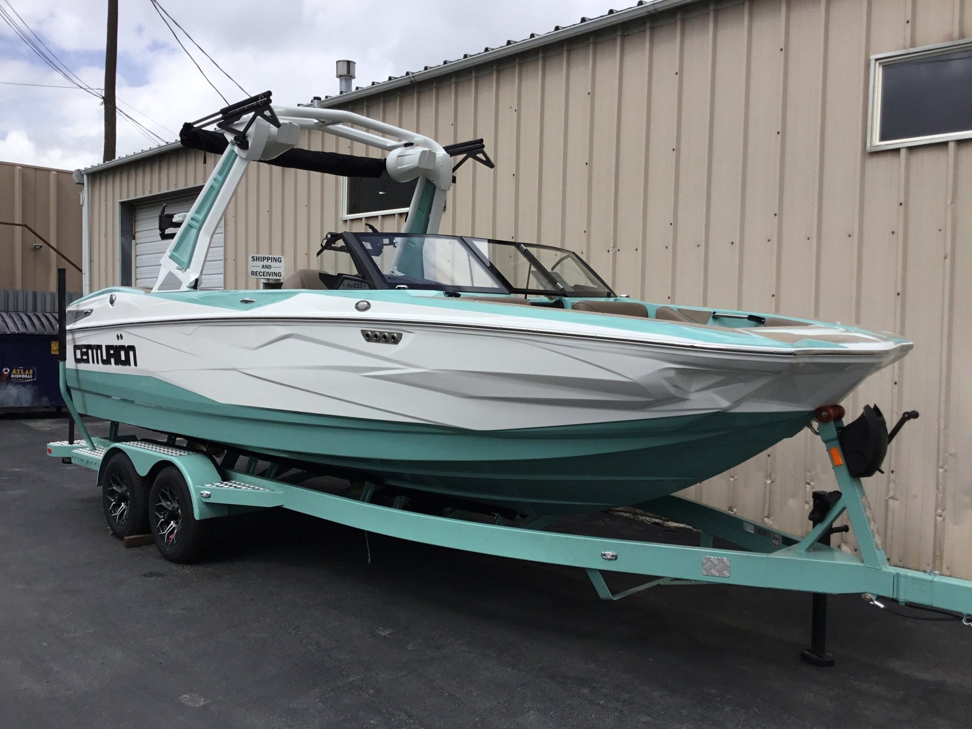 Centurion NV233 DropZone W/Folding Canopy Top Tower Down Ratchet Cover - BoardCo