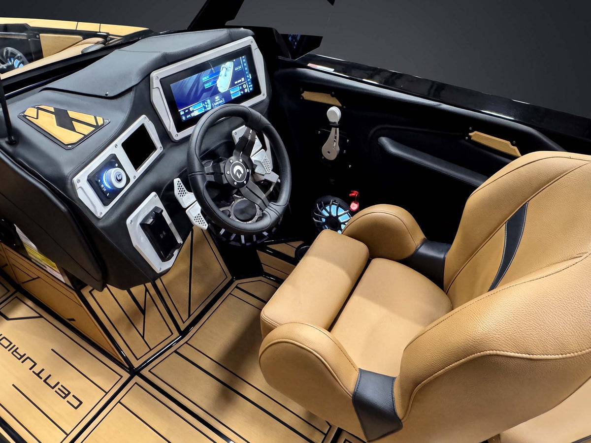 2027 Centurion Nv243 in Black Metal Flake w/ Castano Brown interior