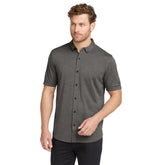 Centurion OGIO Gravitate Full Button Polo in Dark Heather Grey - BoardCo
